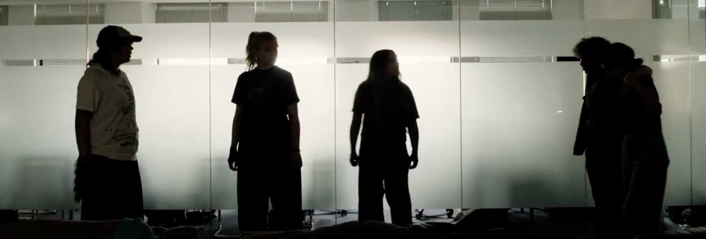 banner image silhouette group