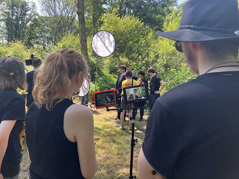 Director of Photography, Lettie (left) and Director, Alex (right)