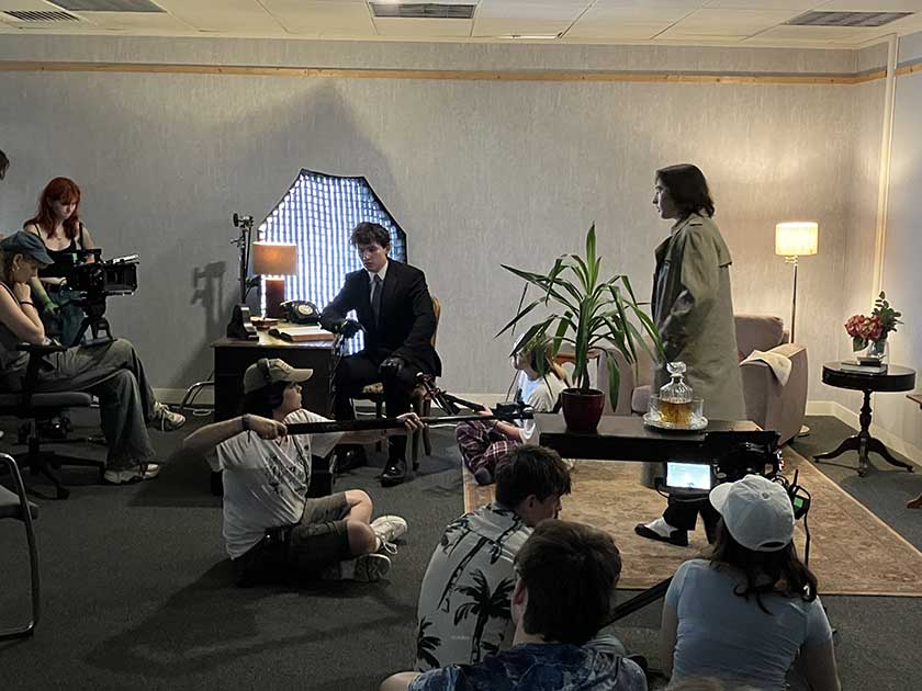 Two camera set-up