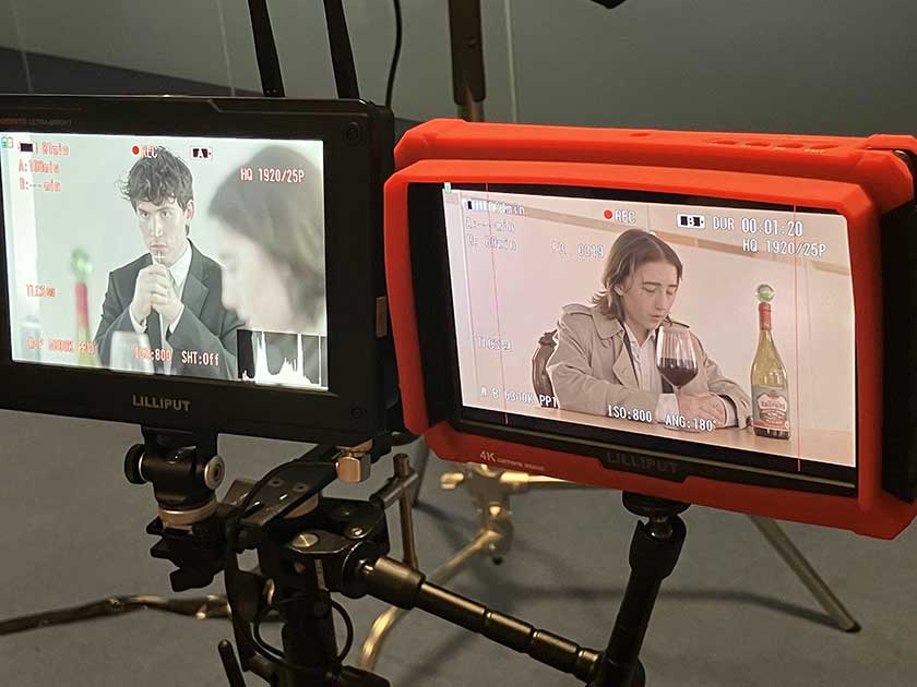 Two camera set-up
