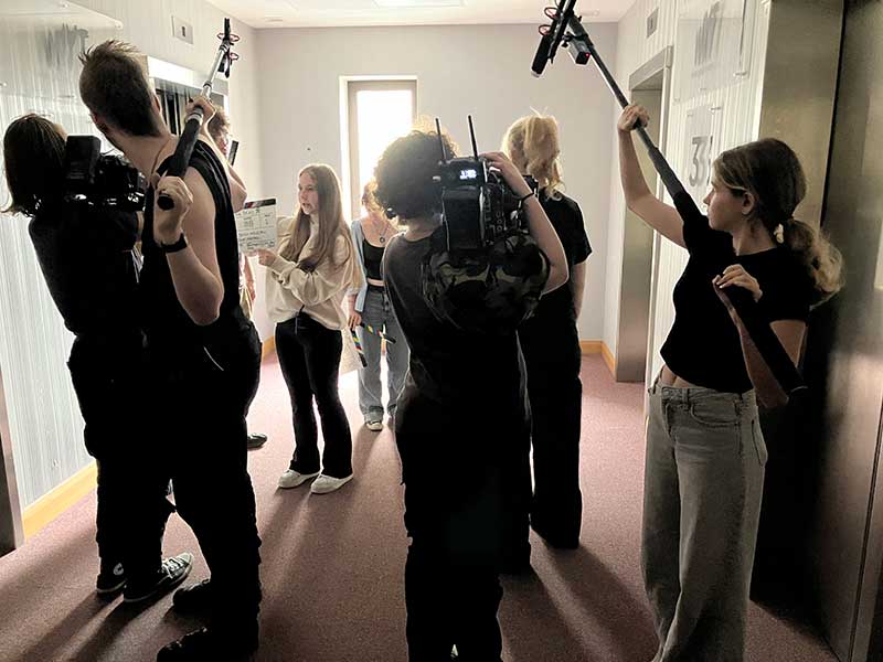 2 camera shot set up