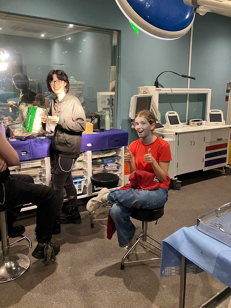 Lottie's zombie transformation