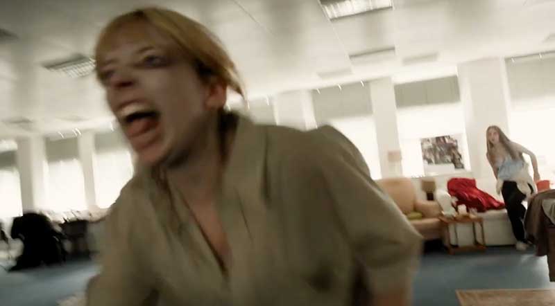 Noah in full zombie mode